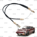 สายเบรคมือ ข้างซ้าย/ขวา ใส่ร่วมกัน 1 เส้น สีดำ สำหรับ Datsun/Nissan FAIRLADY 240Z 260Z ปี 1970-1978